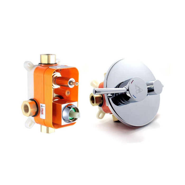 Rebrilliant Bustillos Volume Control Complete Shower System with Rough